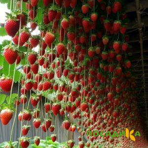 Клубника ампельная Анастасия купить по цене от 370р. в интернет-магазине «Посадика» с доставкой почтой в в Мурманске и по всей России – [изображение №1].